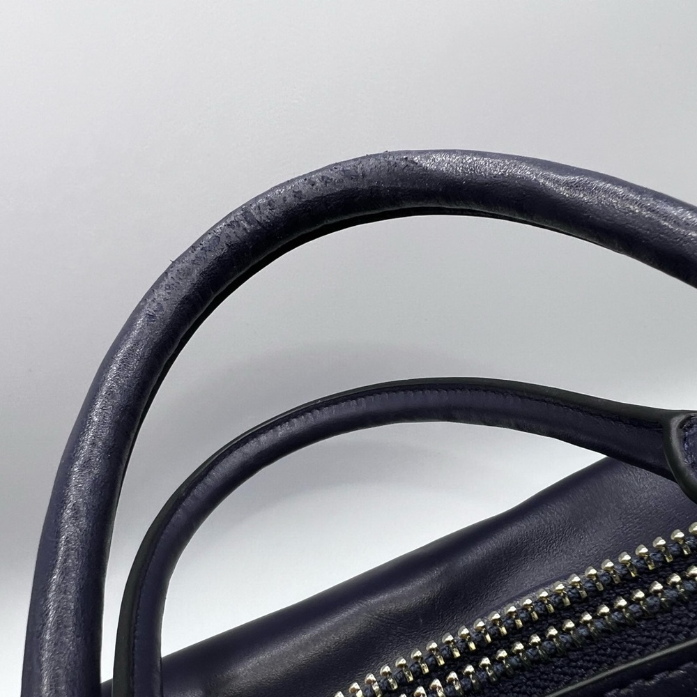 🛑SOLD🛑 Coach Navy Blue Morgan Patchwork Leather Satchel NWT Fast Shipping F36698 - Picture 9 of 14